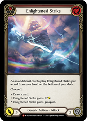 Enlightened Strike [U-WTR159] (Welcome to Rathe Unlimited)  Unlimited Rainbow Foil | Chromatic Games