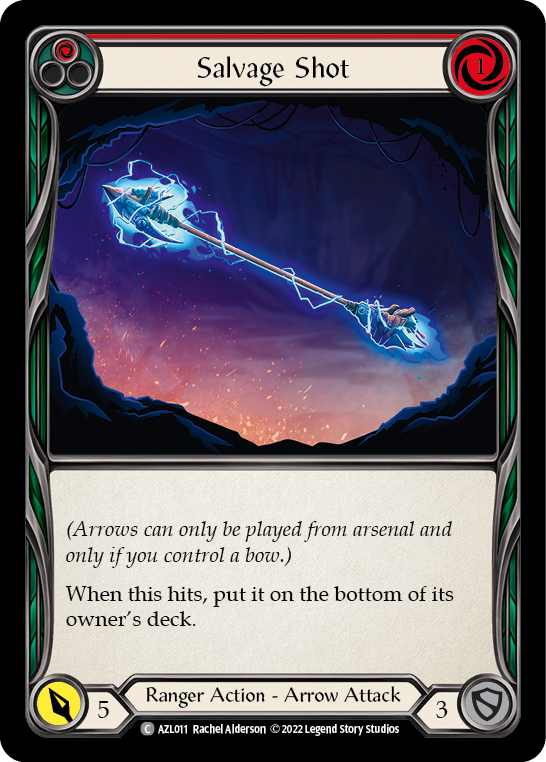 Salvage Shot (Red) [AZL011] (Outsiders Azalea Blitz Deck) | Chromatic Games