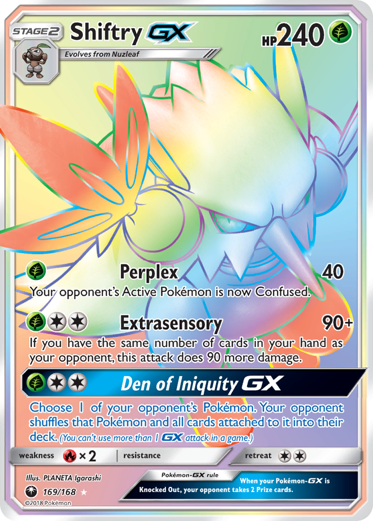 Shiftry GX (169/168) [Sun & Moon: Celestial Storm] | Chromatic Games