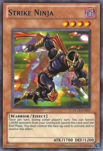 Strike Ninja (Blue) [DL13-EN005] Rare | Chromatic Games