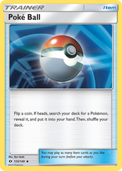 Poke Ball (125/149) [Sun & Moon: Base Set] | Chromatic Games