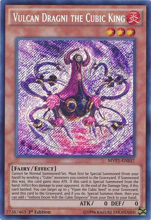Vulcan Dragni the Cubic King [MVP1-ENS37] Secret Rare | Chromatic Games