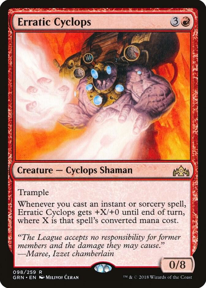Erratic Cyclops 98 (Guilds of Ravnica)  | Chromatic Games