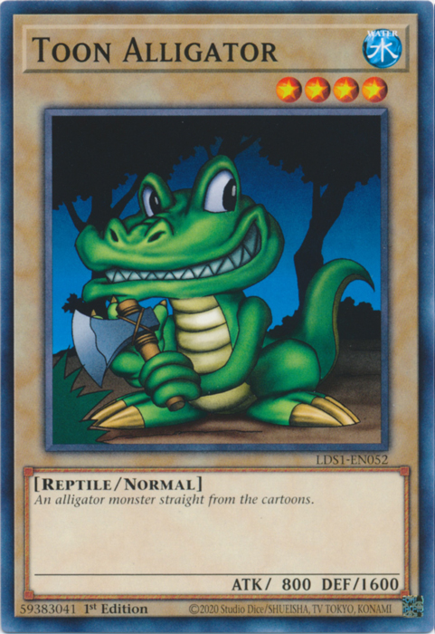 Toon Alligator [LDS1-EN052] Common | Chromatic Games