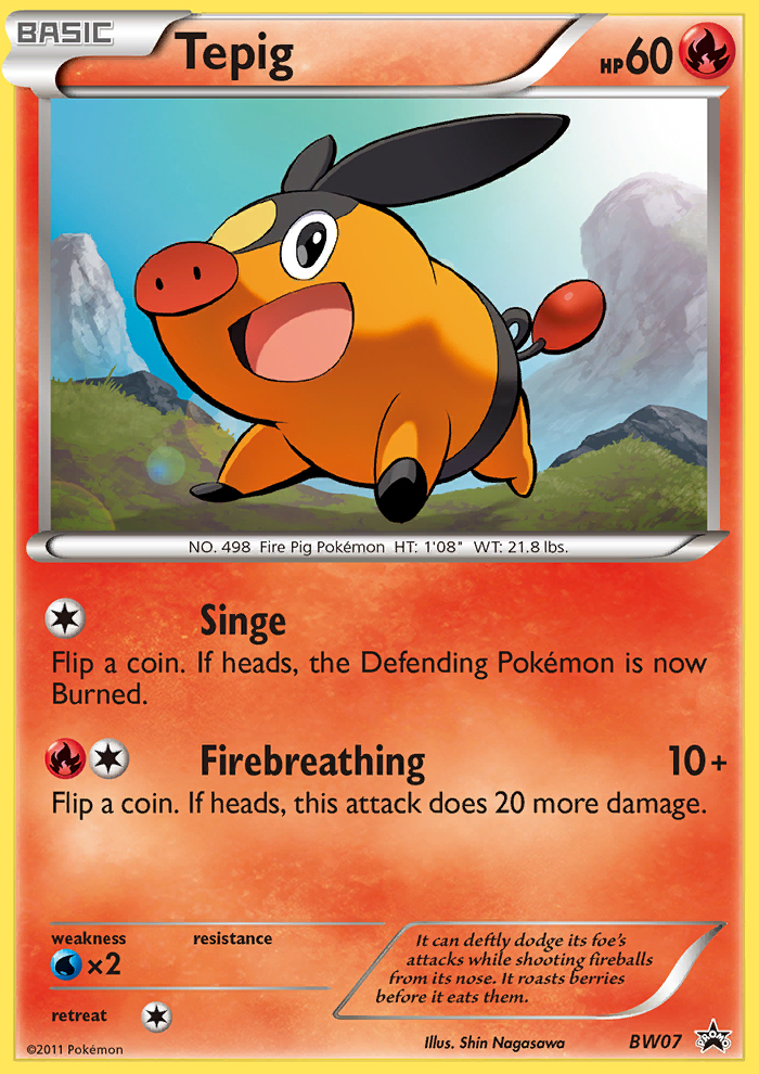 Tepig (BW07) [Black & White: Black Star Promos] | Chromatic Games