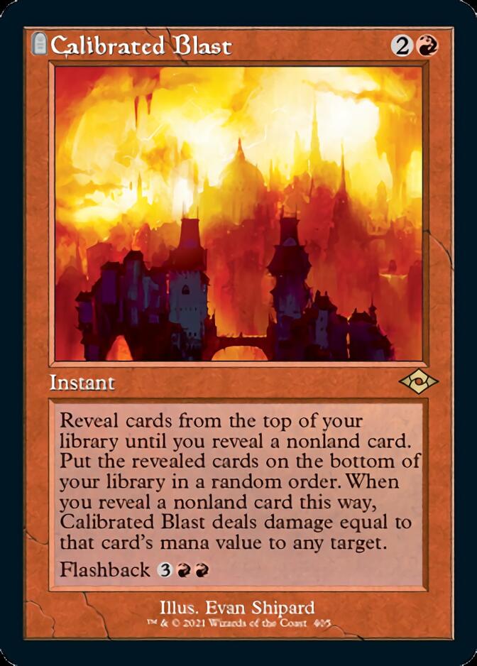 Calibrated Blast (Retro) [Modern Horizons 2] | Chromatic Games