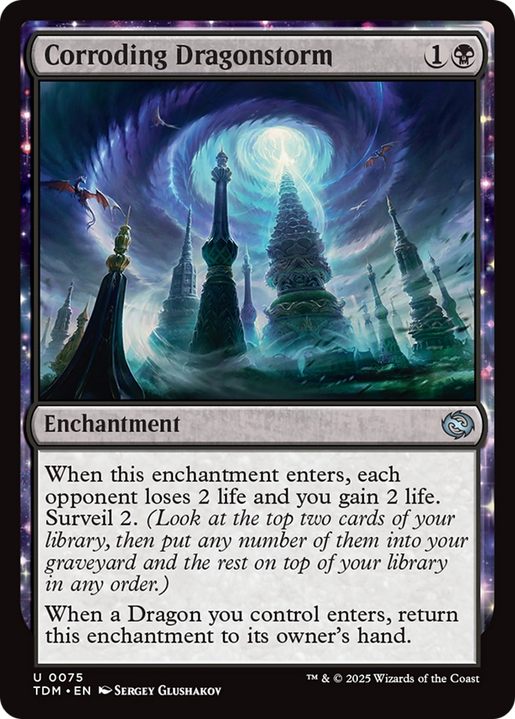 Corroding Dragonstorm [Tarkir: Dragonstorm] | Chromatic Games