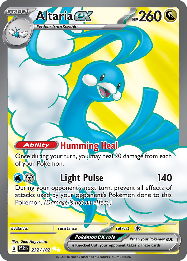 Altaria ex (232/182) [Scarlet & Violet: Paradox Rift] | Chromatic Games