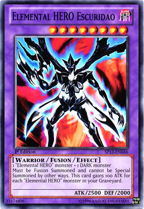 Elemental Hero Escuridao [SP13-EN046] Common | Chromatic Games