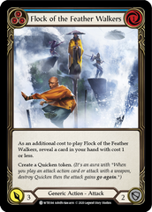 Flock of the Feather Walkers (Blue) [U-WTR184] (Welcome to Rathe Unlimited)  Unlimited Rainbow Foil | Chromatic Games