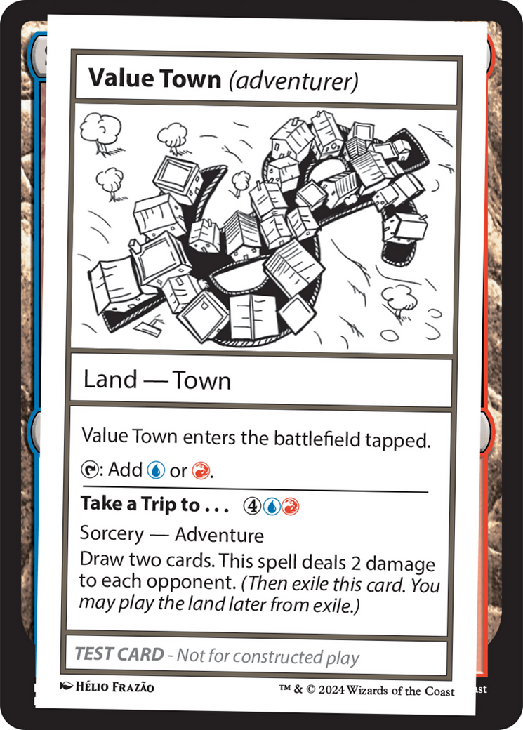 Value Town (adventurer) [Mystery Booster 2 Playtest Cards] | Chromatic Games