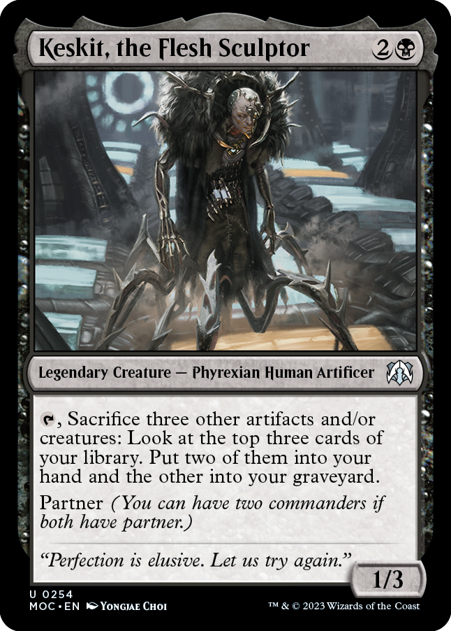 Keskit, the Flesh Sculptor [March of the Machine Commander] | Chromatic Games