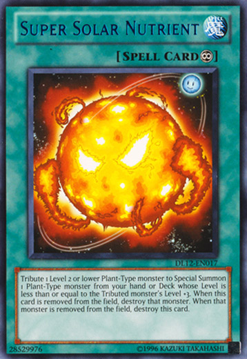 Super Solar Nutrient (Blue) [DL12-EN017] Rare | Chromatic Games