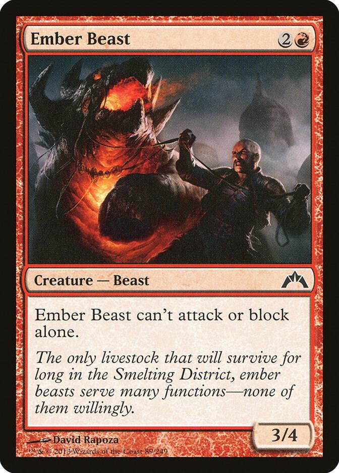Ember Beast 89/249 (Gatecrash)  | Chromatic Games
