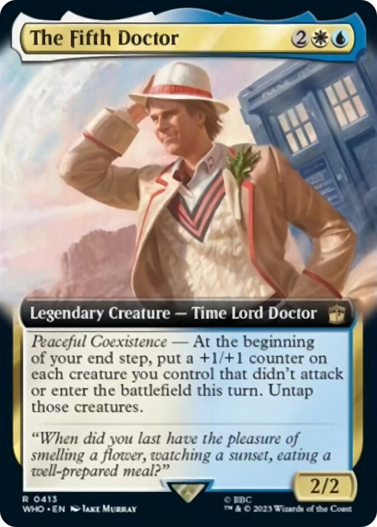 The Fifth Doctor (Extended Art) [Doctor Who] | Chromatic Games