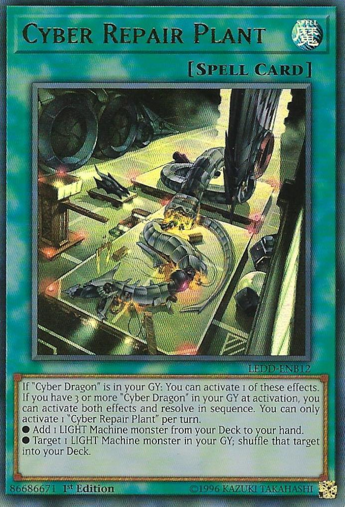 Cyber Repair Plant [LEDD-ENB12] Ultra Rare | Chromatic Games