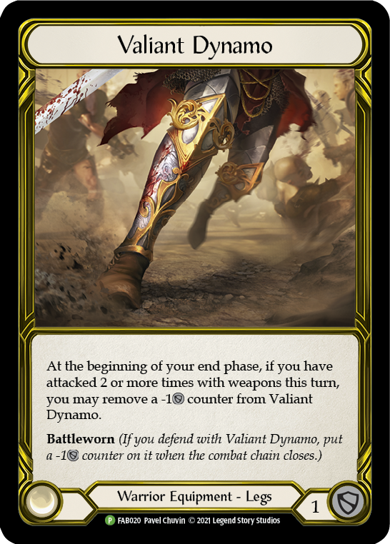 Valiant Dynamo (Golden) [FAB020] (Promo)  Cold Foil | Chromatic Games