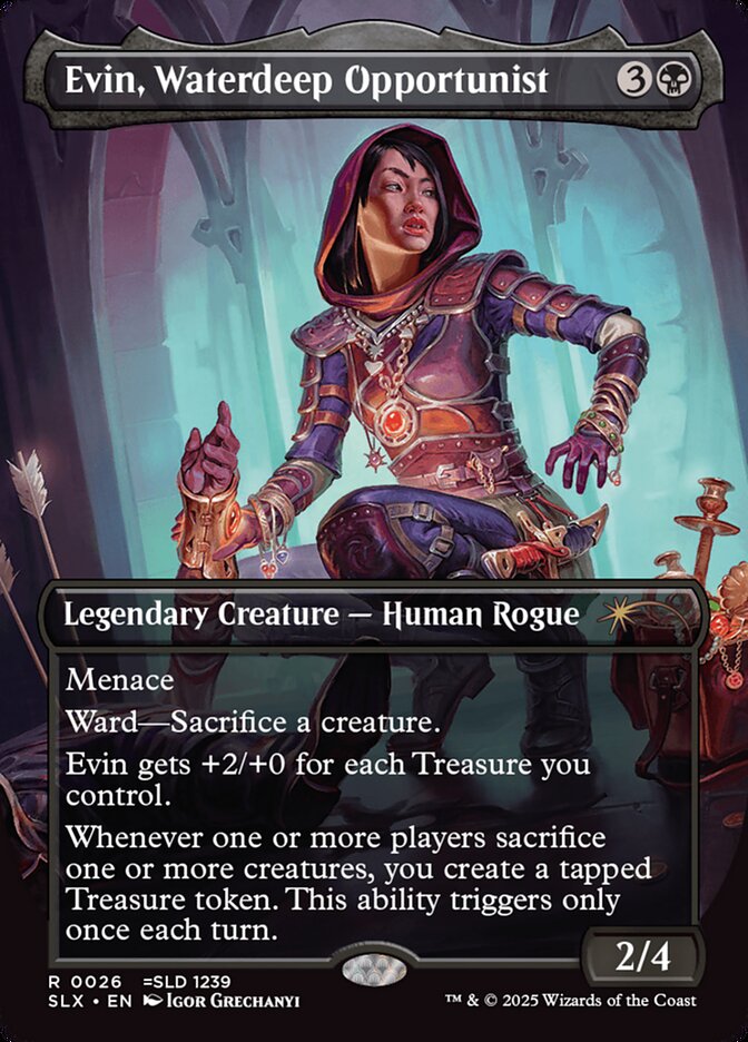 Evin, Waterdeep Opportunist 26/32 (SLX Cards)  | Chromatic Games