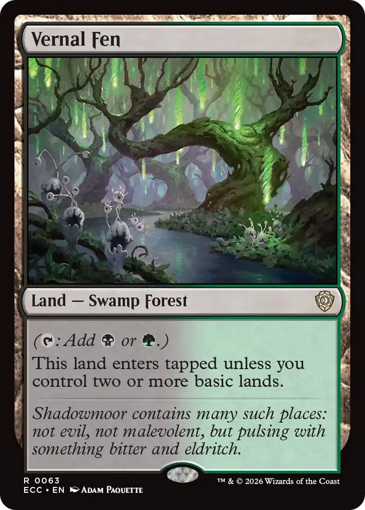 Vernal Fen [Lorwyn Eclipsed Commander] | Chromatic Games