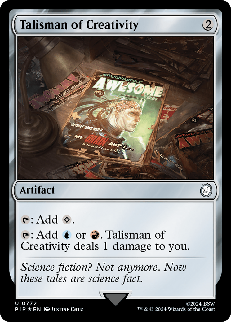 Talisman of Creativity (Surge Foil) [Fallout] | Chromatic Games