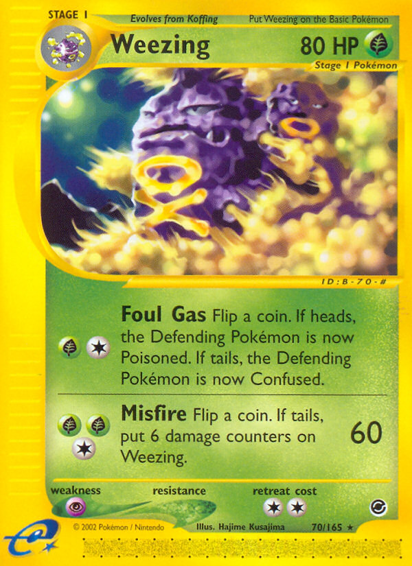 Weezing (70/165) [Expedition: Base Set] | Chromatic Games