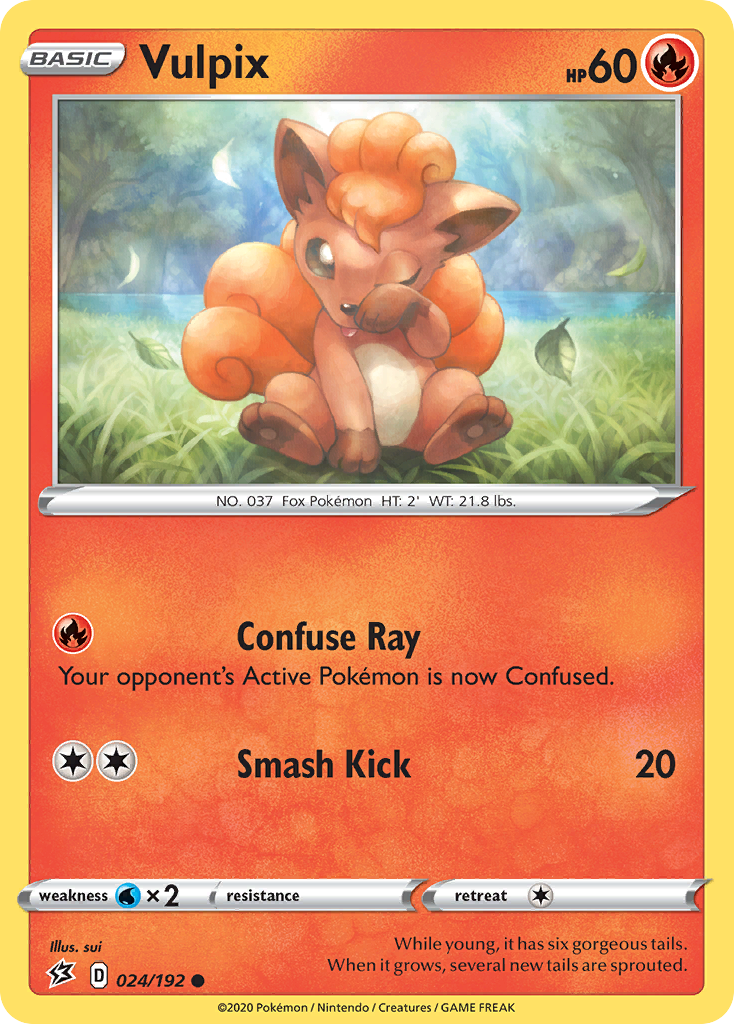 Vulpix (024/192) [Sword & Shield: Rebel Clash] | Chromatic Games