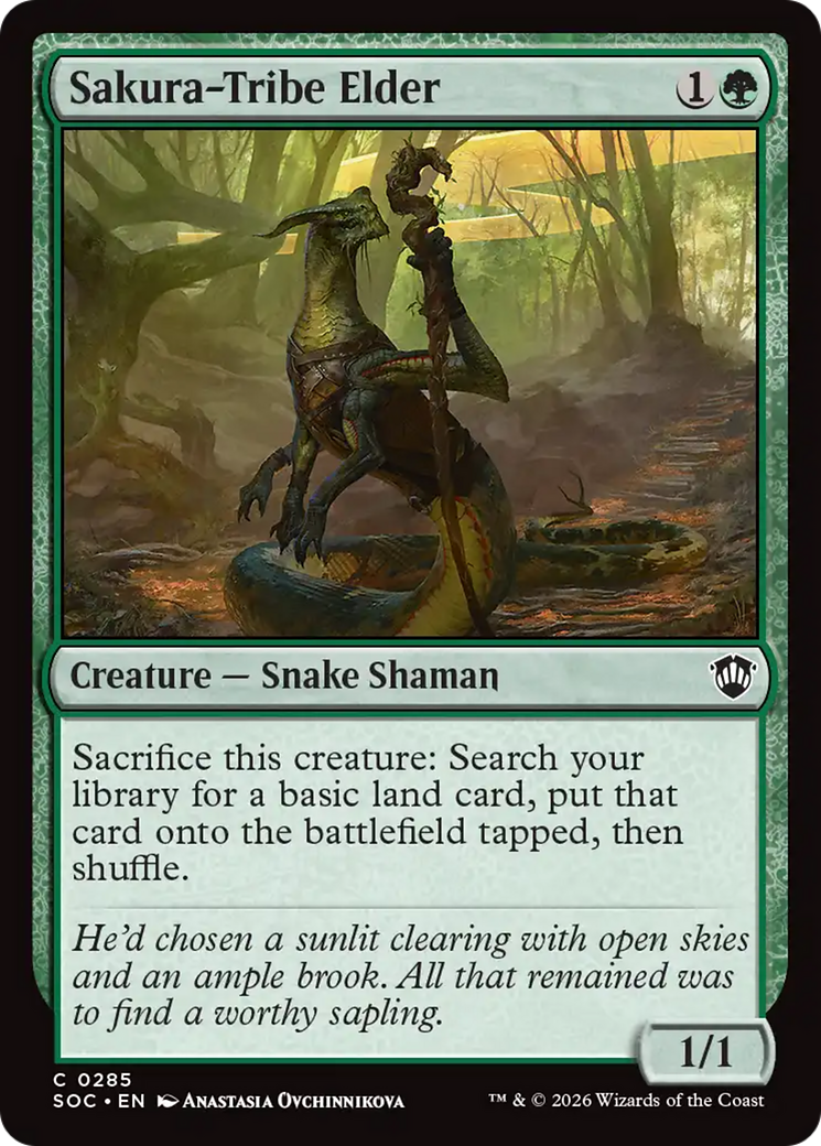 Sakura-Tribe Elder [Secrets of Strixhaven Commander] | Chromatic Games