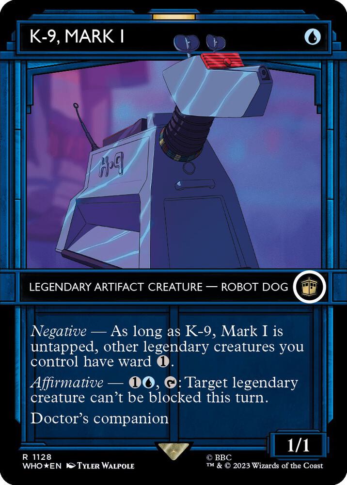 K-9, Mark I 1128/331 (Universes Beyond: Doctor Who)  - Showcase Surge Foil | Chromatic Games