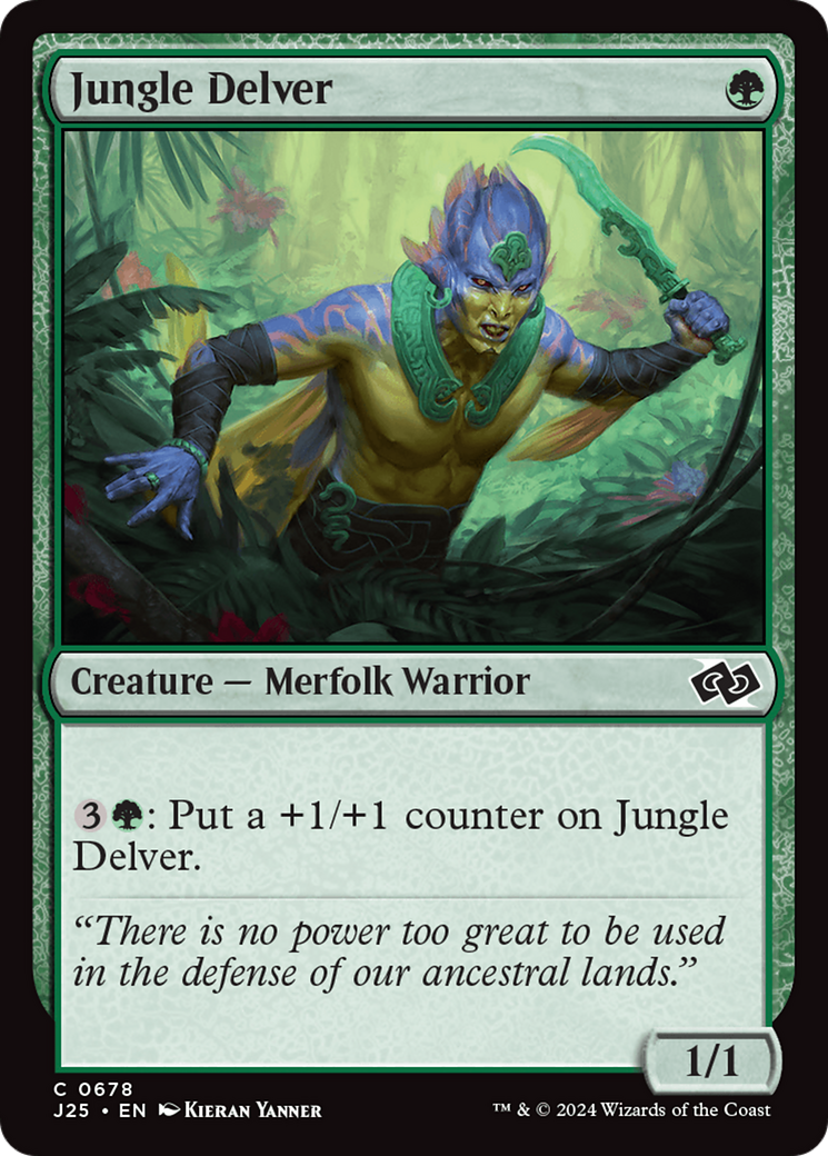 Jungle Delver [Foundations Jumpstart] | Chromatic Games