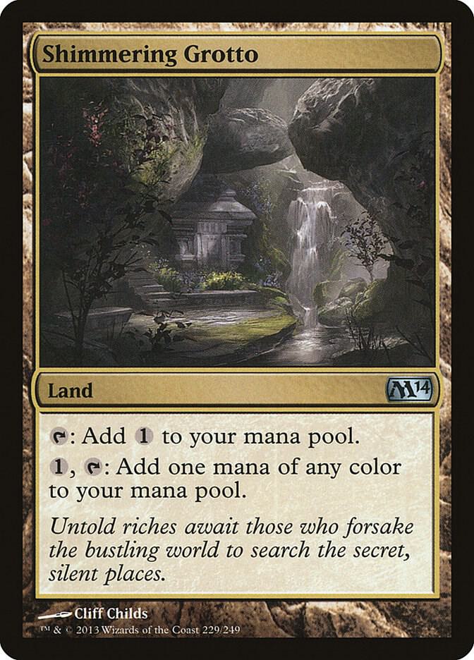 Shimmering Grotto 229/249 (Magic 2014 (M14))  | Chromatic Games