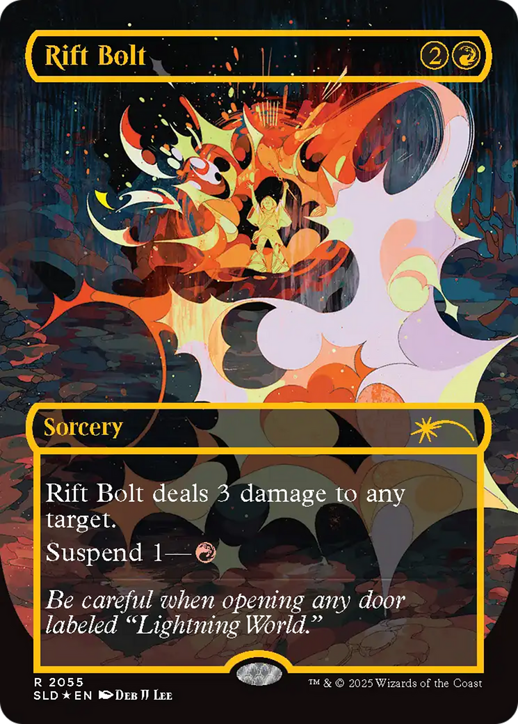 Rift Bolt (2055) (Raised Foil) [Secret Lair Drop Series] | Chromatic Games