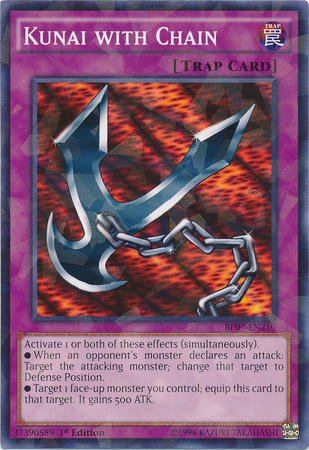 Kunai with Chain [BP03-EN210] Shatterfoil Rare | Chromatic Games