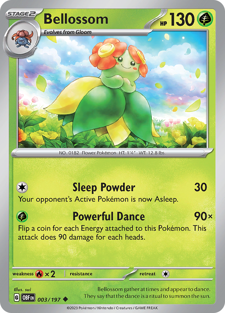 Bellossom (003/197) [Scarlet & Violet: Obsidian Flames] | Chromatic Games