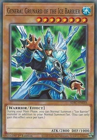 General Grunard of the Ice Barrier [SDFC-EN018] Common | Chromatic Games