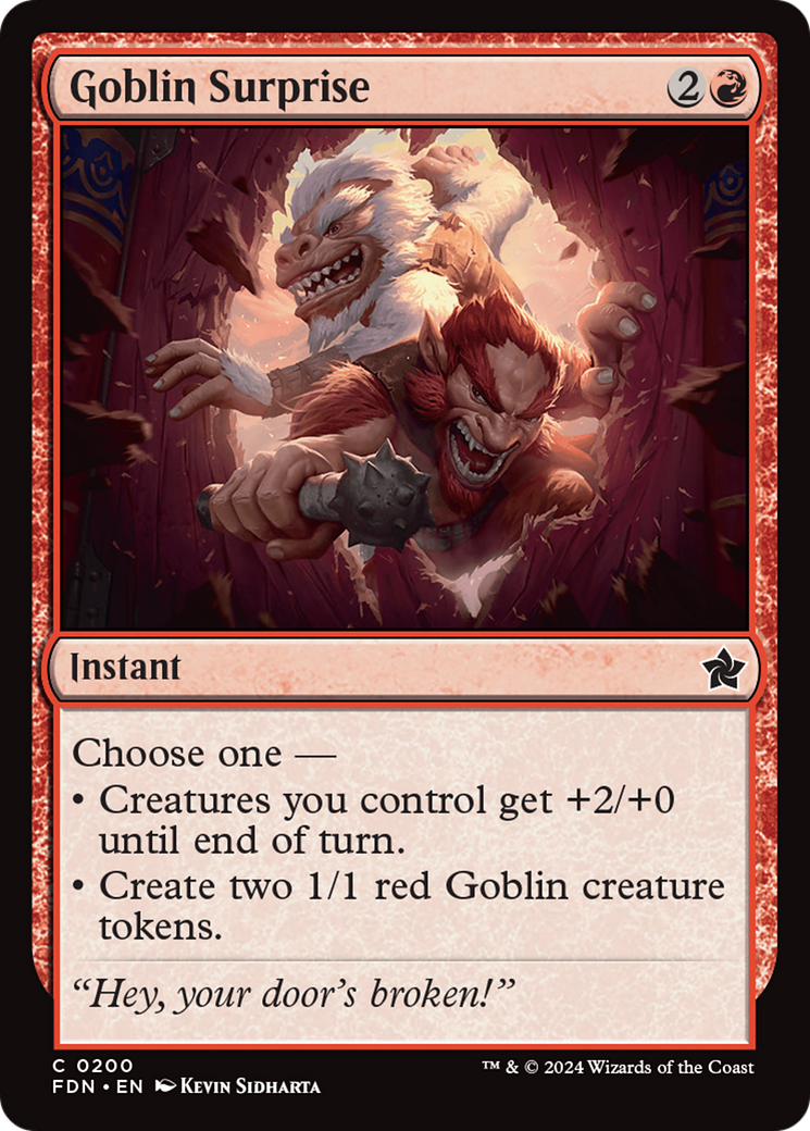 Goblin Surprise [Foundations] | Chromatic Games