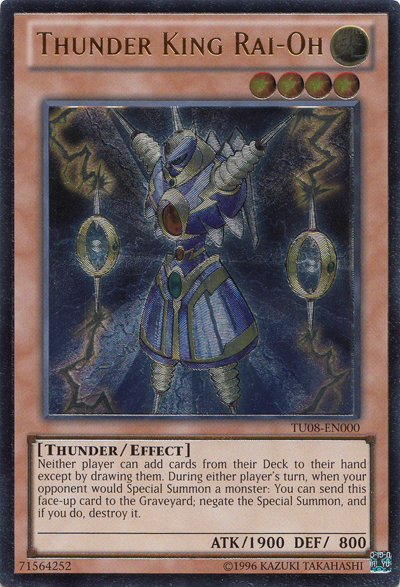 Thunder King Rai-Oh [TU08-EN000] Ultimate Rare | Chromatic Games