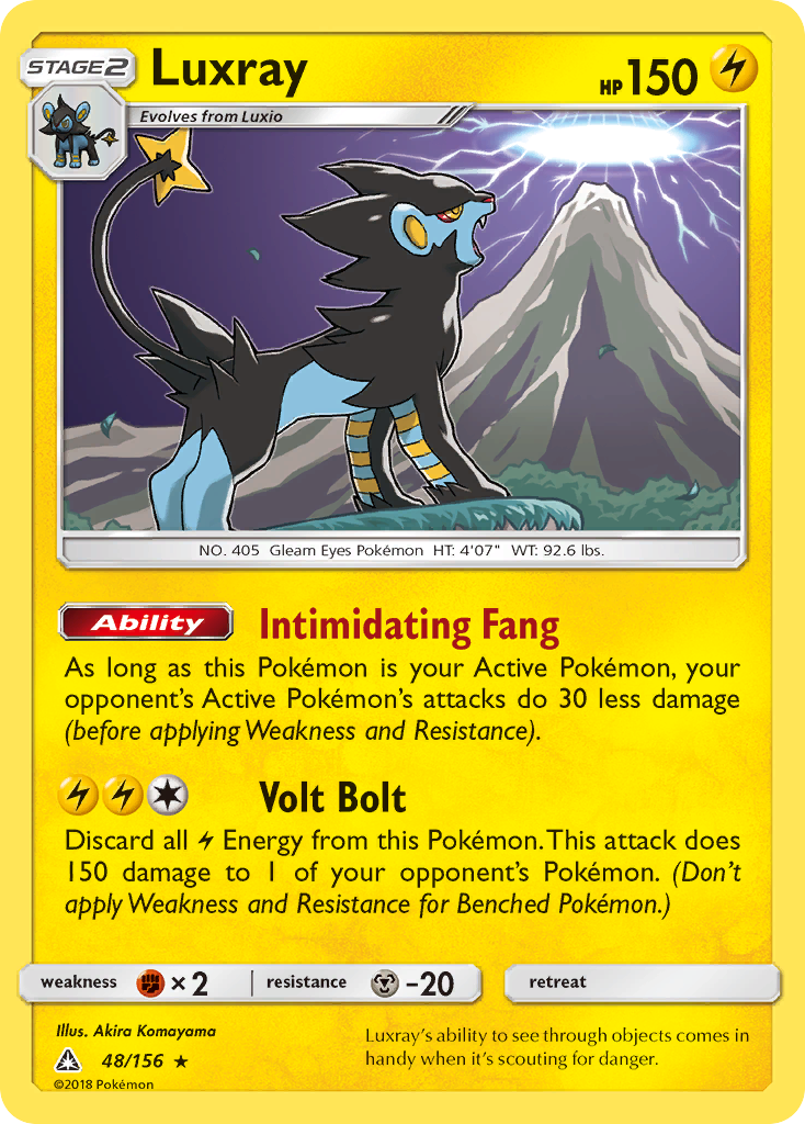 Luxray (48/156) [Sun & Moon: Ultra Prism] | Chromatic Games