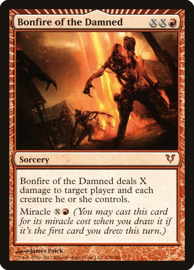 Bonfire of the Damned 129/244 (Avacyn Restored)  | Chromatic Games