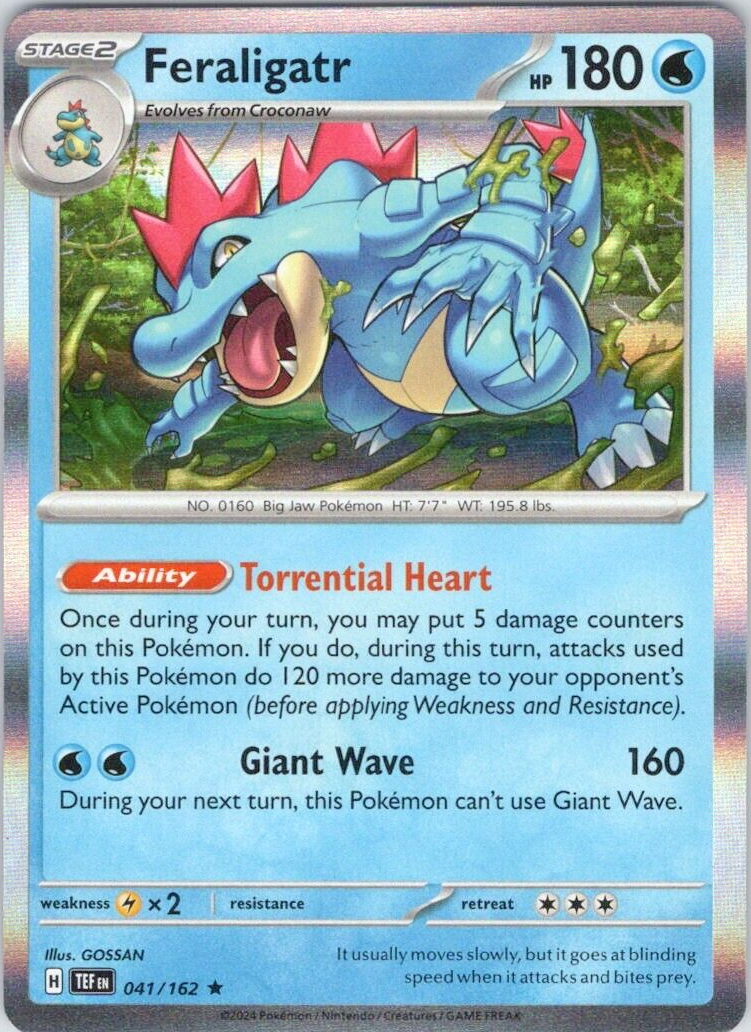 Feraligatr (041/162) [Scarlet & Violet: Temporal Forces] | Chromatic Games