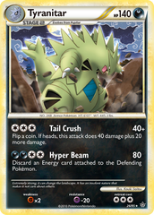 Tyranitar (26/95) [HeartGold & SoulSilver: Unleashed] | Chromatic Games