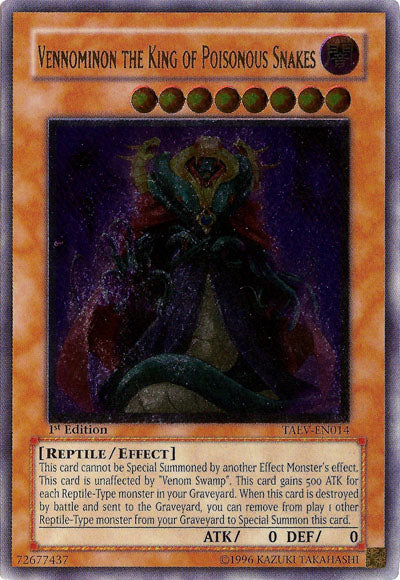 Vennominon the King of Poisonous Snakes [TAEV-EN014] Ultimate Rare | Chromatic Games