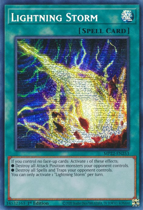 Lightning Storm [MP22-EN253] Prismatic Secret Rare | Chromatic Games