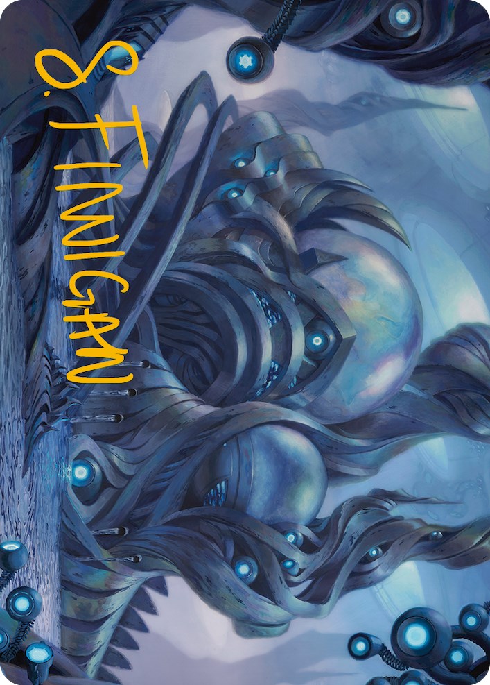The Surgical Bay Art Card (Gold-Stamped Signature) [Phyrexia: All Will Be One Art Series] | Chromatic Games