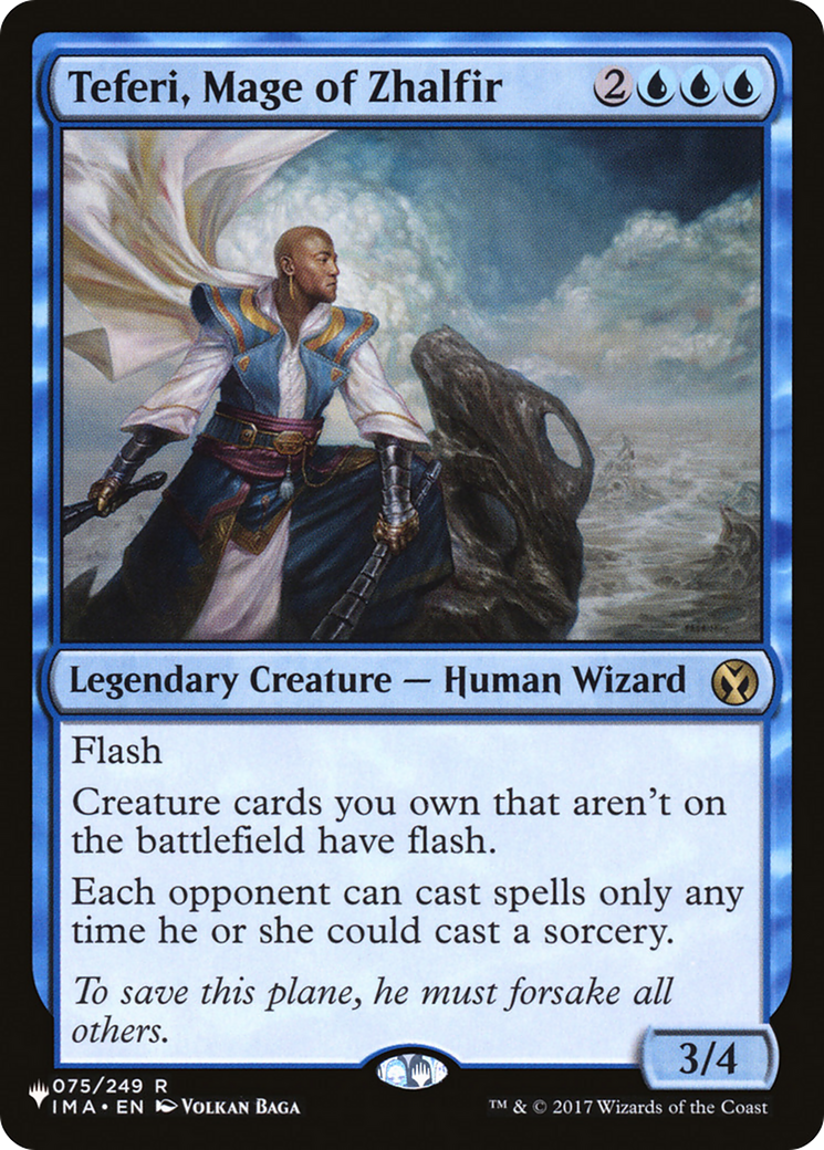 Teferi, Mage of Zhalfir [The List Reprints] | Chromatic Games