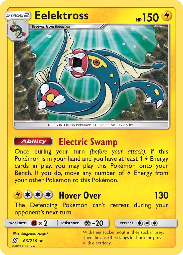 Eelektross (66/236) (Theme Deck Exclusive) [Sun & Moon: Unified Minds] | Chromatic Games