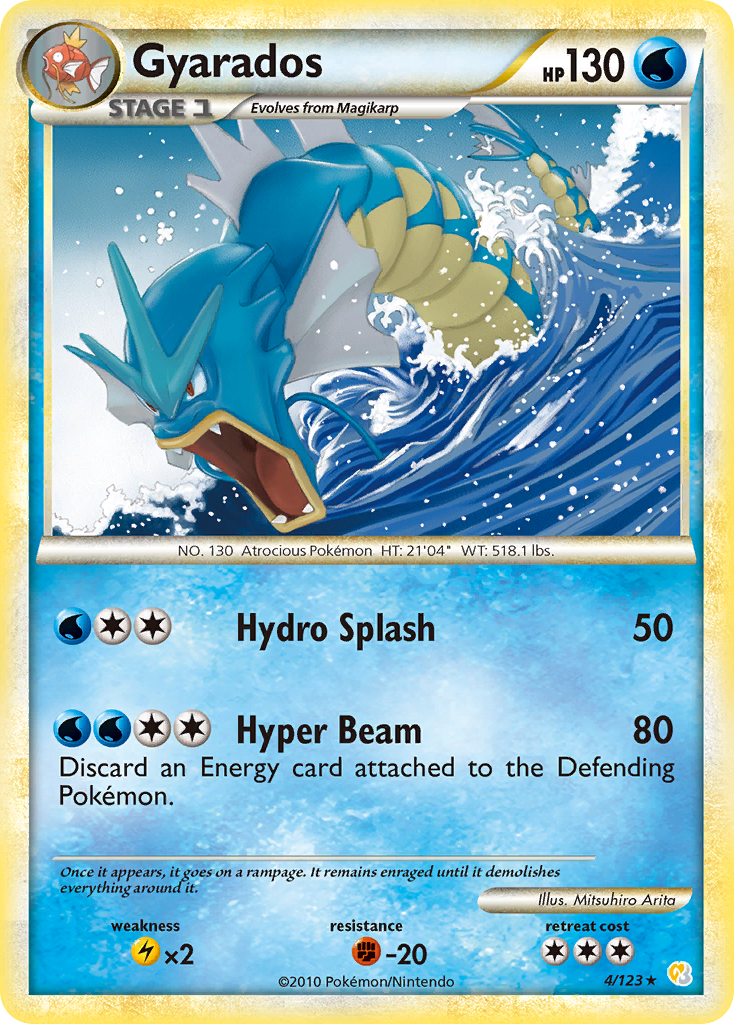 Gyarados (4/123) [HeartGold & SoulSilver: Base Set] | Chromatic Games