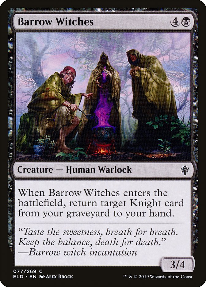 Barrow Witches 77/269 (Throne of Eldraine)  - Foil | Chromatic Games