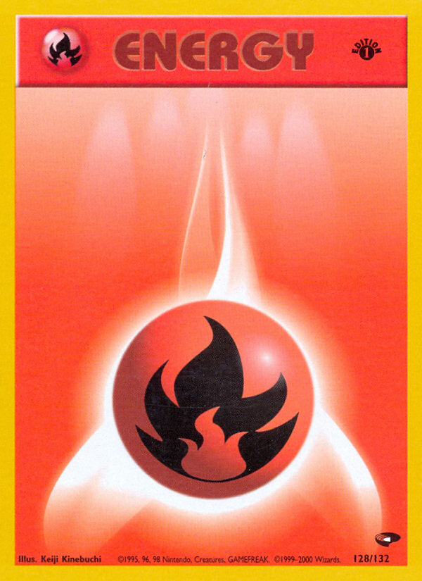 Fire Energy (128/132) [Gym Challenge 1st Edition] | Chromatic Games