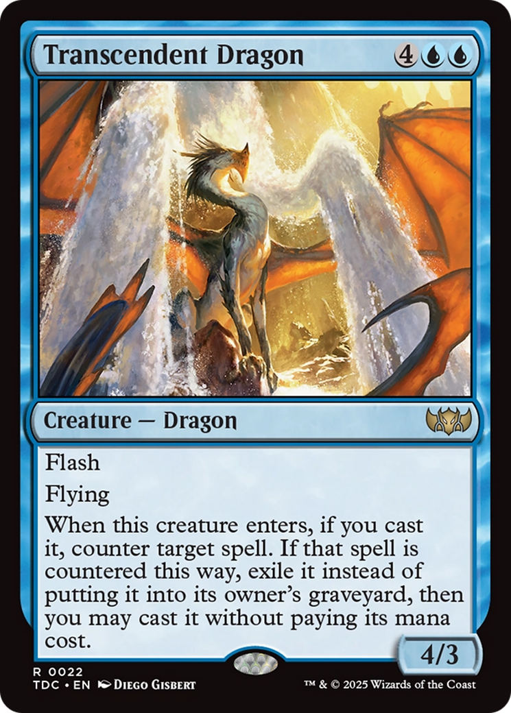 Transcendent Dragon [Tarkir: Dragonstorm Commander] | Chromatic Games