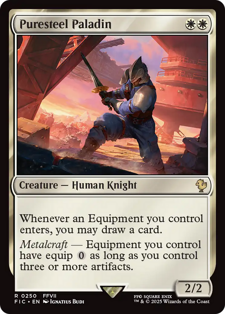 Puresteel Paladin [FINAL FANTASY Commander] | Chromatic Games